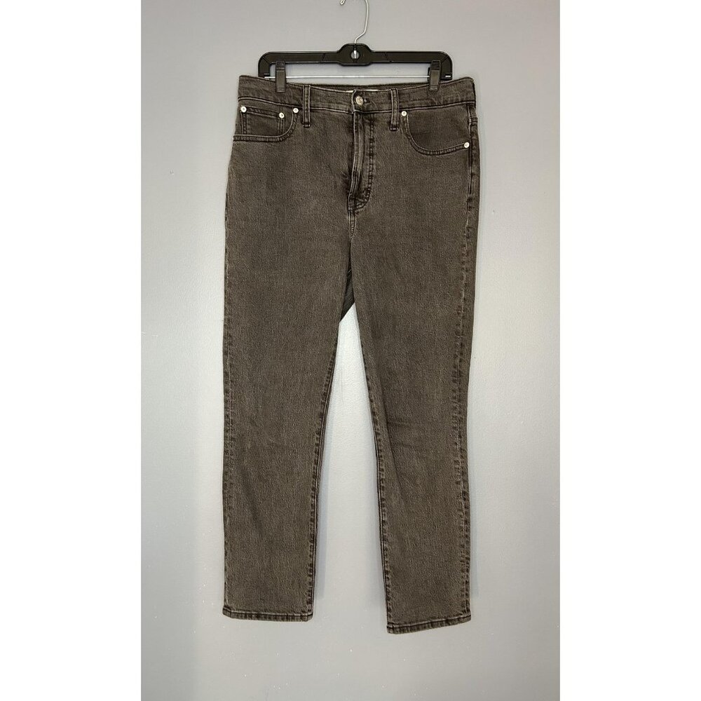Madewell Jeans Womens 29 (33 x 27.5) Perfect Vintage Jean Washed Black High Rise